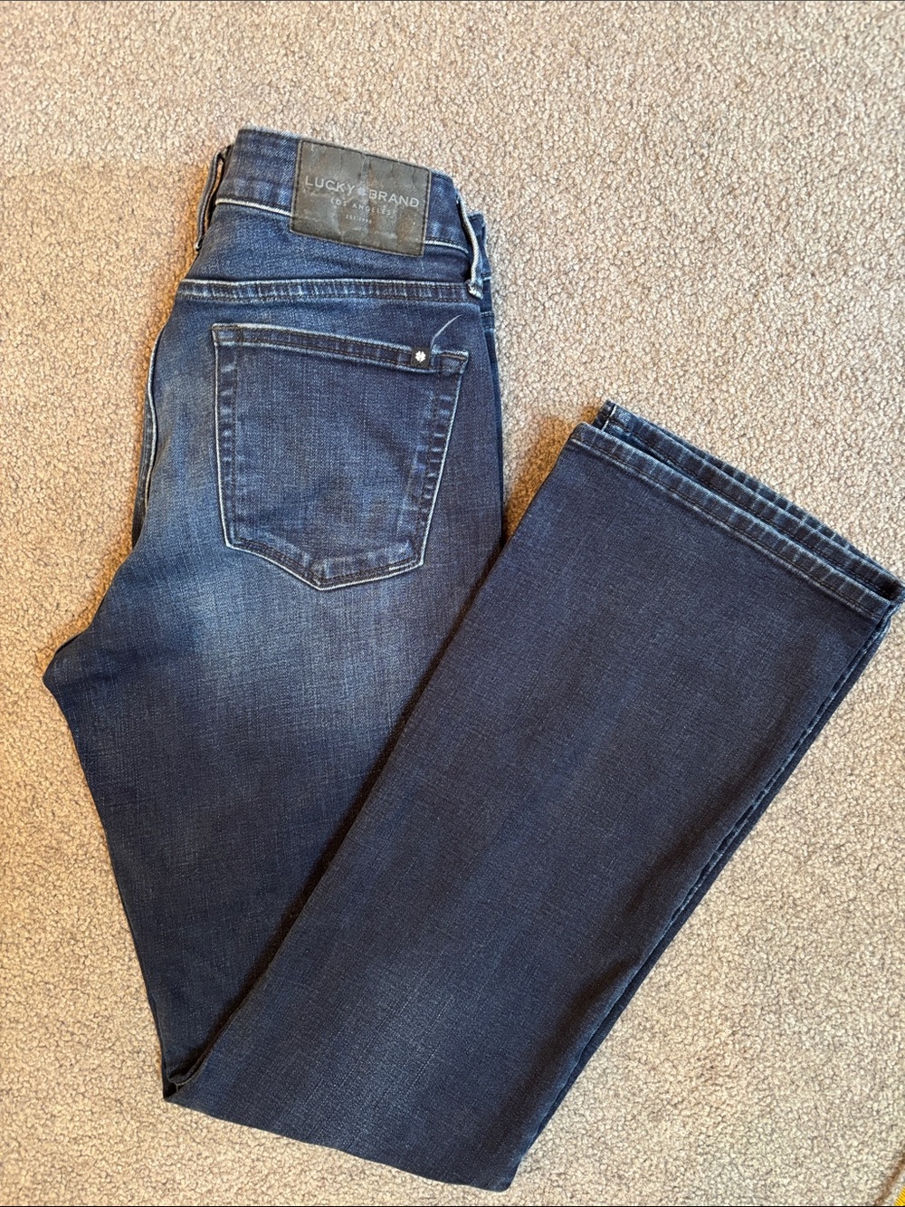 Lucky Brand Women’s Dark Indigo Straight Leg Jeans